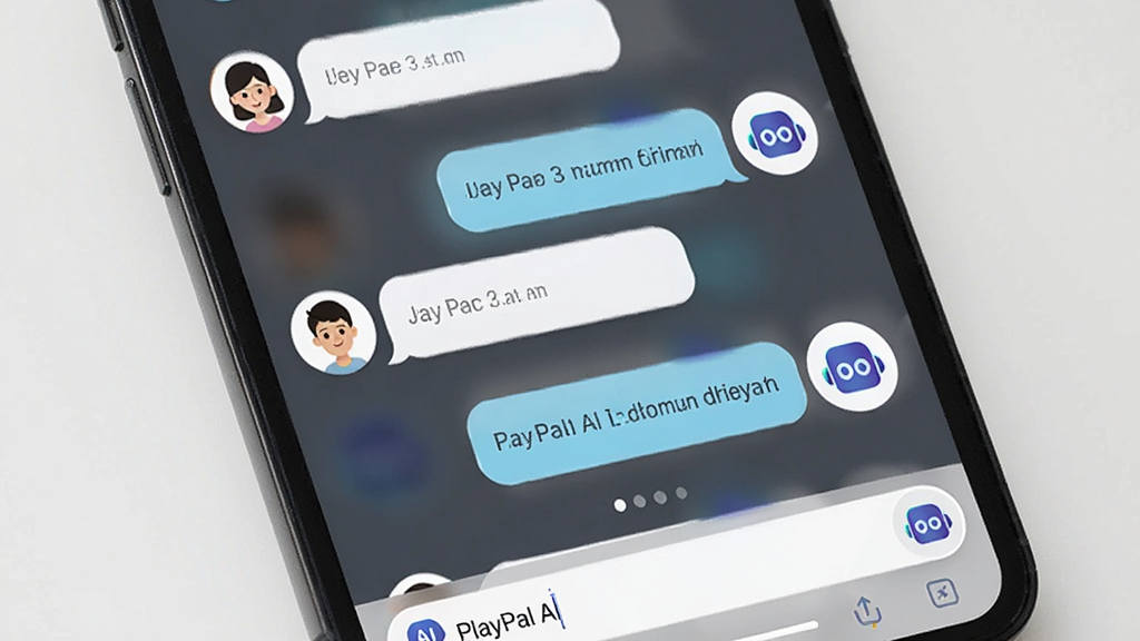 PlayPal AI 智能对话界面展示图,主体为手机屏幕特写,屏幕中显示用户与AI角色的对话列表,对话气泡采用圆角设计,左侧为用户头像,右侧为带有PlayPal AI标识的AI头像,布局为垂直列表,风格清新简约,细节包括时间戳和输入框,画质清晰,干净,无多余元素