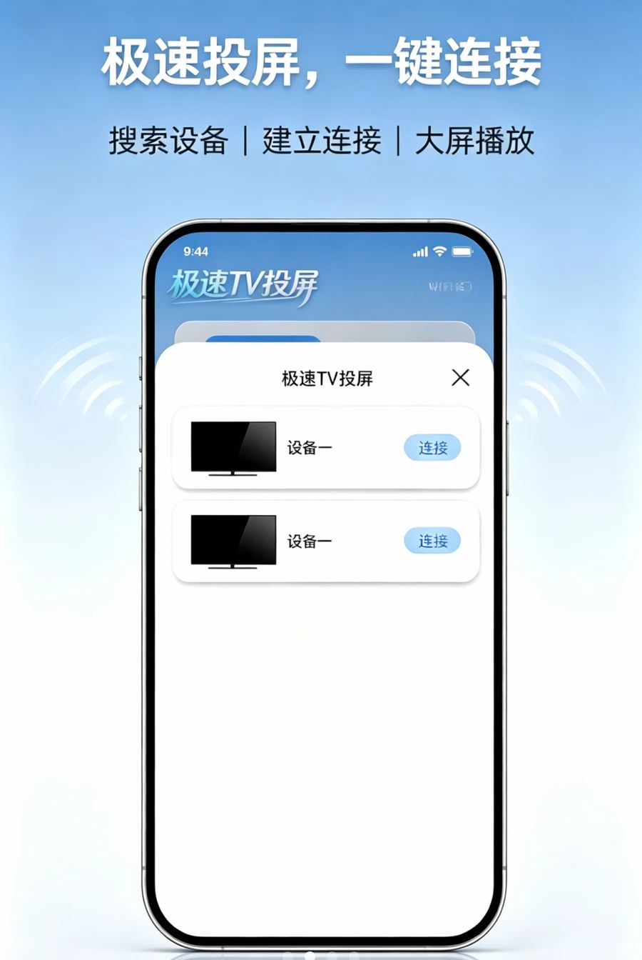 极速TV投屏1.0.0 无线投屏工具 极速TV投屏1.0.0 无线投屏工具