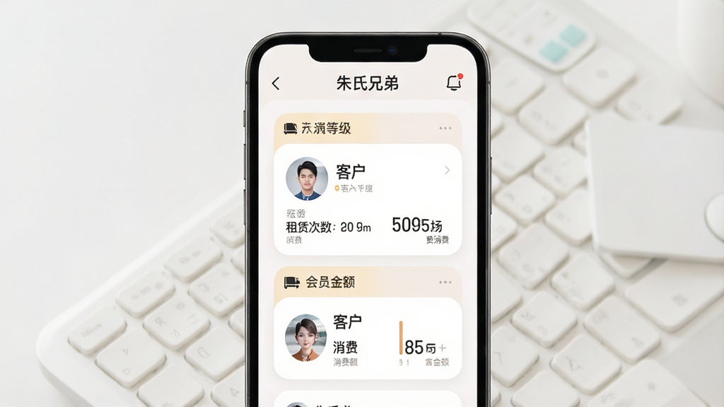 һ��չʾ�����ֵ�App�ͻ��������Ա��Ӫ�����ͼƬ�������������ֻ���Ļ����Ļ����ʾ�ͻ�������Ƭ�ͻ�Ա�ȼ���ǩ�����ֲ��ÿ�Ƭʽ��ƣ����Ϊ���Բ����ǳɫ������ϸ�ڰ����ͻ�ͷ�����޴��������ѽ��ͳ�ƣ������������ɾ����࣬��Ļ�����С������ֵܡ�Ʒ������