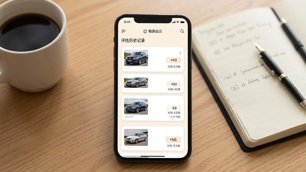 �������������ʷ��¼ҳ�棬�ֻ���Ļ��ʾ��ʱ�����еĹ��ۼ�¼��Ƭ��ÿ�ſ�Ƭ������������ͼ�͹��۽�����Ϊ��͵��װ�ɫ��������һ�����ȺͱʼǱ��������������࣬�����������޶���Ԫ��