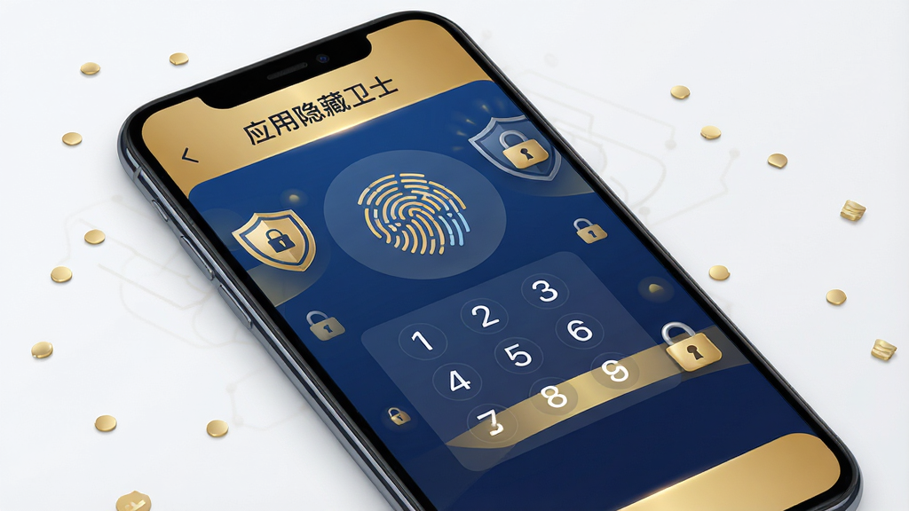 一张手机安全应用的UI界面展示图,画面中