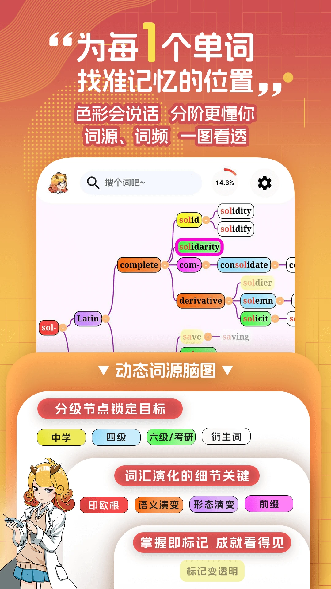 麒麟单词1.0.11 脑图背单词