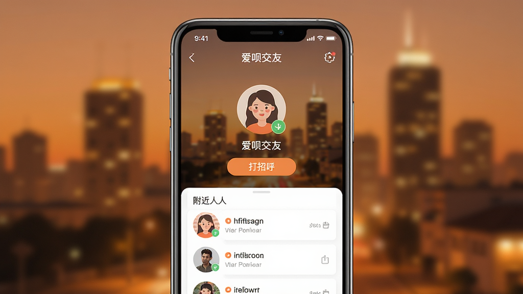 手机屏幕中展示着一款名为