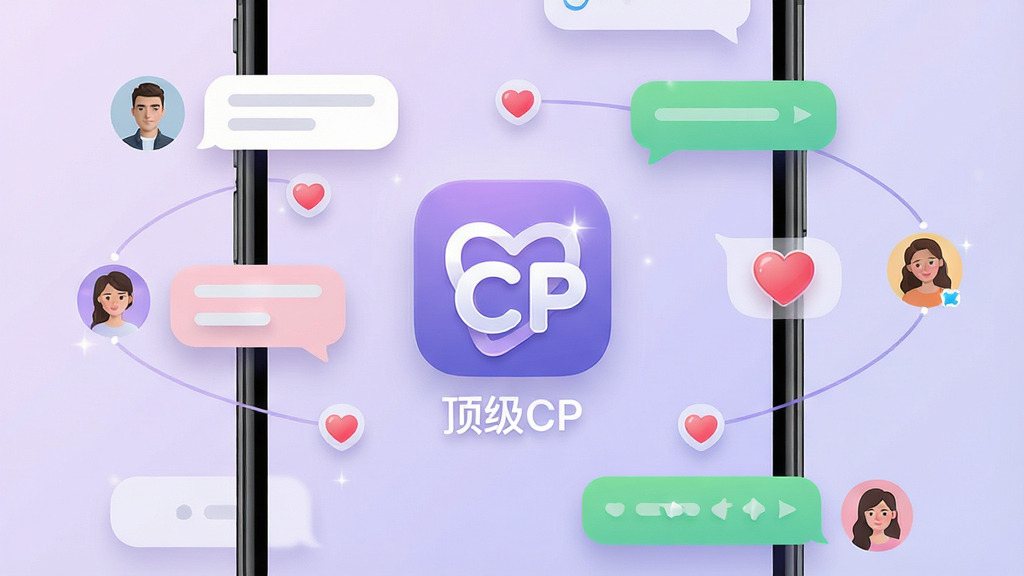 一张手机屏幕展示社交聊天应用界面的图片,画面中央是应用图标和名称