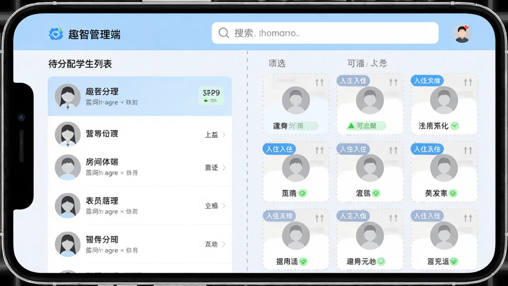 主体是一部手机展示
