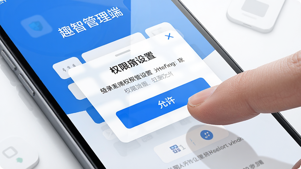 主体为一部手机展示