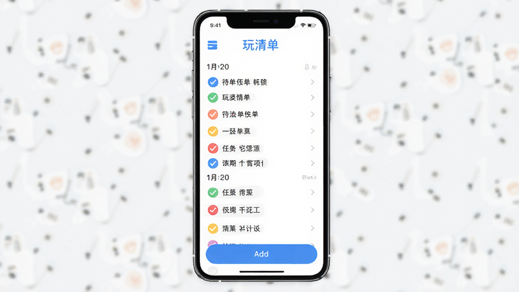 ���嵥App������չʾ������Ϊ��ɫ�����Ĵ��������б���������