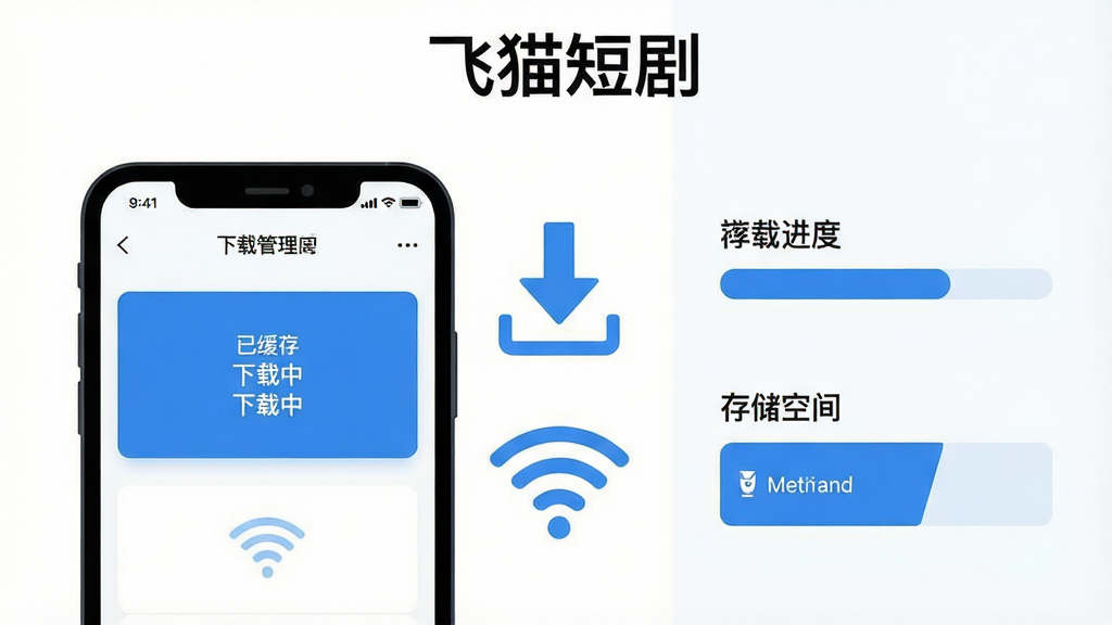 һ��չʾ����è�̾硹���߻��湦�ܵĳ����廭����������Ϊһ���ֻ���Ļ��ʾ���ع������棬�Ա���һ�����¼�ͷ������ͼ����WiFi�ź�ͼ�ꡣ���ֲ������ҷ��������Ϊ�ֻ����棬�Ҳ�Ϊ���ؽ�������洢�ռ�ʾ��ͼ�����Ϊ��Լ��ƽ����ƣ���ɫ�԰�ɫ����ɫΪ����ϸ�ڰ������ѻ��桹�������С����洢�ռ䡹�����ֱ�ǩ����������������ɾ����޶���Ԫ�أ�������ע����è�̾硹��