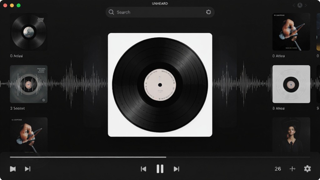 UNHEARD����������չʾ����ɫ����ʽ����������Ϊ��Ƭ���濨Ƭʽ���֣��������������ײ����ſ���������Χ�������ֲ�����ר������ͼ������ִ���࣬�����������ɾ��޶���Ԫ��