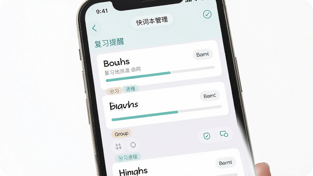 ��ʵ����ʱ�����ҳ�棬����Ϊ�ֻ���Ļ��ʾ�����б��͸�ϰ���ѣ�����Ϊ�б�ʽ�Ű棬���Ϊǳɫ���·��ϸ�ڰ������ʿ�Ƭ����ϰ�������������ǩ�������������ɾ����޶���Ԫ��