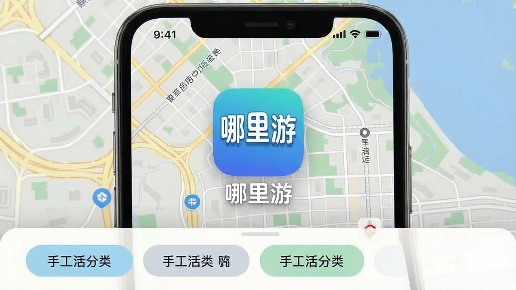 一张手机屏幕展示本地生活信息列表的界面截图,画面中央有