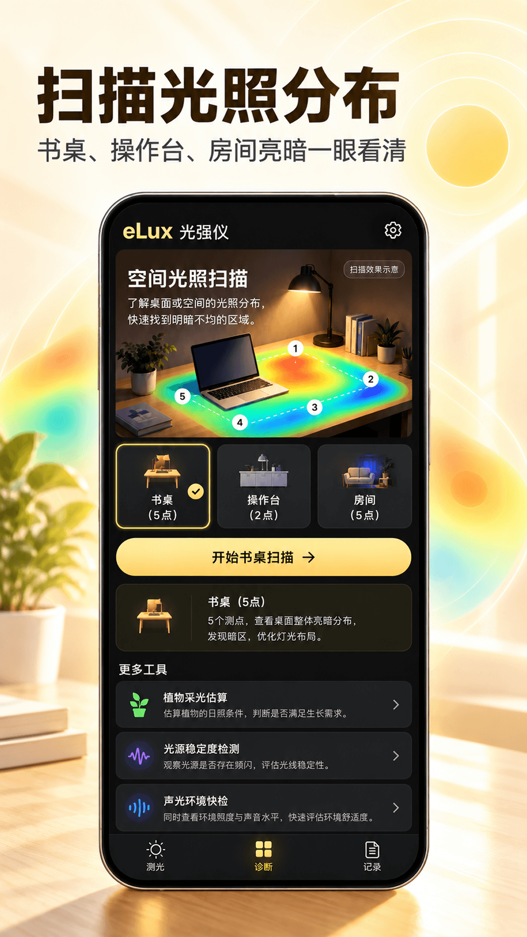 光强仪eLux3.5.21 光照测量工具