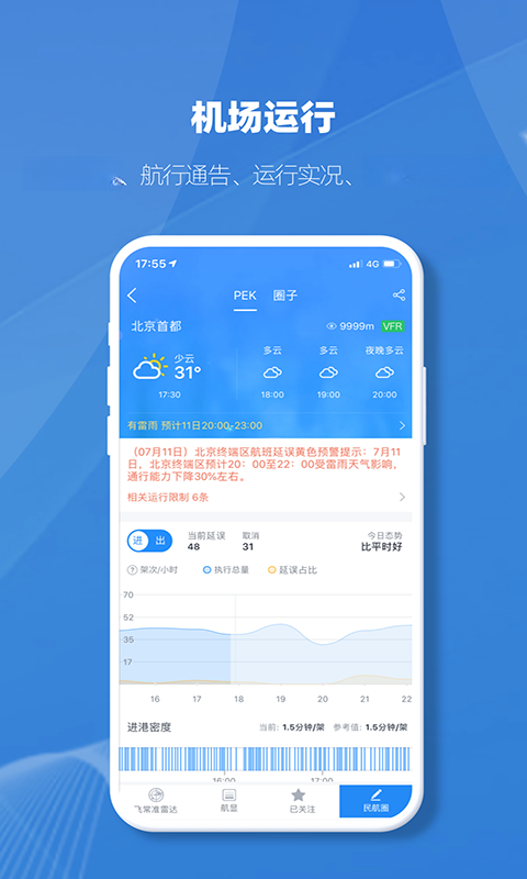 飞常准业内版5.3.26 民航航线实时监控