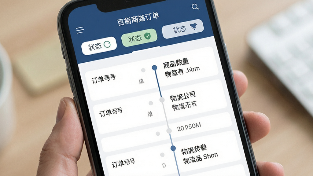 �ٻ��̼Ҷ˶����������棬�ֻ���Ļ��ʾ�����б��������켣ʱ���ᣬ������״̬ɸѡ��ǩ������Ϊ���½ṹ�����Ϊ��ˬ����磬ϸ�ڰ���������š���Ʒ������������˾���ƣ����ʸɾ����޶���װ��Ԫ��