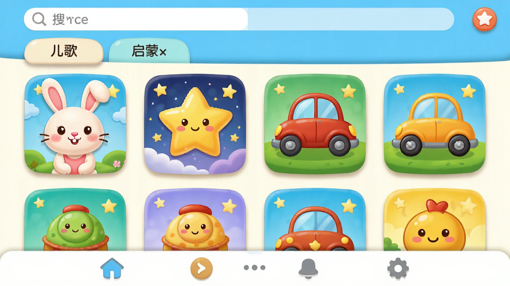 ���������ɰ����������棬չʾ��ͨ���Ķ���ר������ǽ������С���ӡ�С���ǡ�С�����ȿɰ�Ԫ�أ�����Ϊ�����������ͷ����ǩ���м���������ר�����棬�ײ������������Ϊ�������õĶ�ͯ�廭�磬ϸ�ڰ���Բ���ͼ��������Ӱ�����ʸ��壬�ɾ����޶���Ԫ��