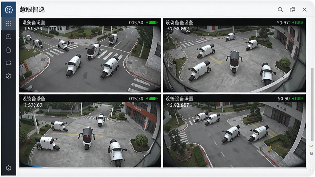 ��������Ϊ������Ѳ�������棬��Ļ�����Ĺ�����ʽչʾ��ͬ�����ʵʱ��ػ��棬��������עʱ�����豸���ƣ���������Գƣ����Ϊ��Լ����磬ϸ�ڰ��������Ļ���߿��״̬��ʶ�����������ɾ��޶���Ԫ��