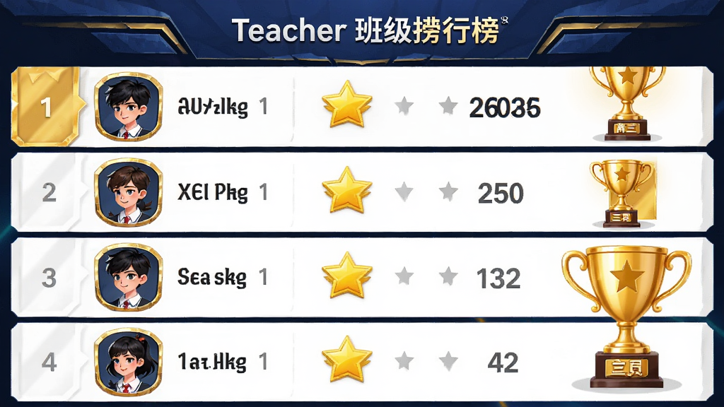 Our Teacher�༶���а���棬����Ϊ���а��б���ǰ��������ͼ�꣬����Ϊ���ϵ��µ������б����Ű���������Ϊ���������磬ϸ�ڰ���ͷ���ǳơ��������֡����α�ʶ�����ʸ���ɾ��޶���Ԫ��
