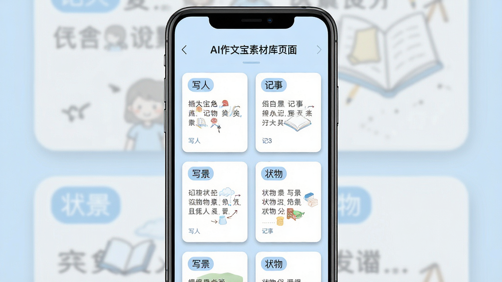 һ��չʾAI���ı��زĿ�ҳ��Ľ�ͼ�����������������Ŷ�������زĿ�Ƭ����Ƭ�ϱ���