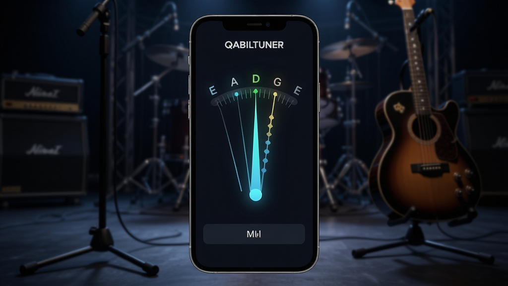 һ��չʾQABILTUNER�����������ͼƬ�������������ֻ���Ļ����Ļ����ʾ����ɫ�����������ĵ���ָ�룬�����ǻ谵����̨�����ͼ���֧�ܣ����ֲ�������ƽ�ӽǶȣ����Ϊ���ڿƼ����ϸ�ڰ�����Ļ�ϵ�����E��A��D��G��B��E��ָ��λ�ã����ʸ��壬����ɾ����޶���Ԫ��