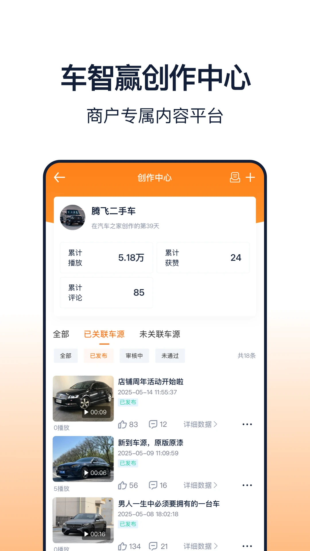 车智赢+5.23.0 二手车管理