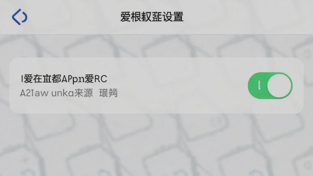 爱在宜都APP在手机上的安装权限设置界面截图,展示允许安装未知来源应用的开关按钮,界面清晰,风格写实