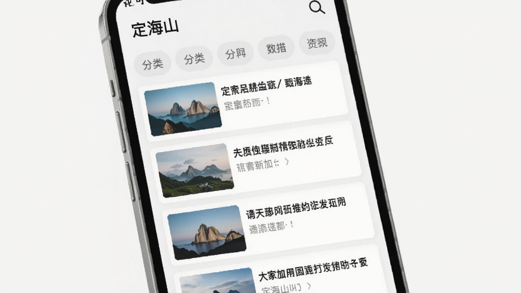 手机界面中