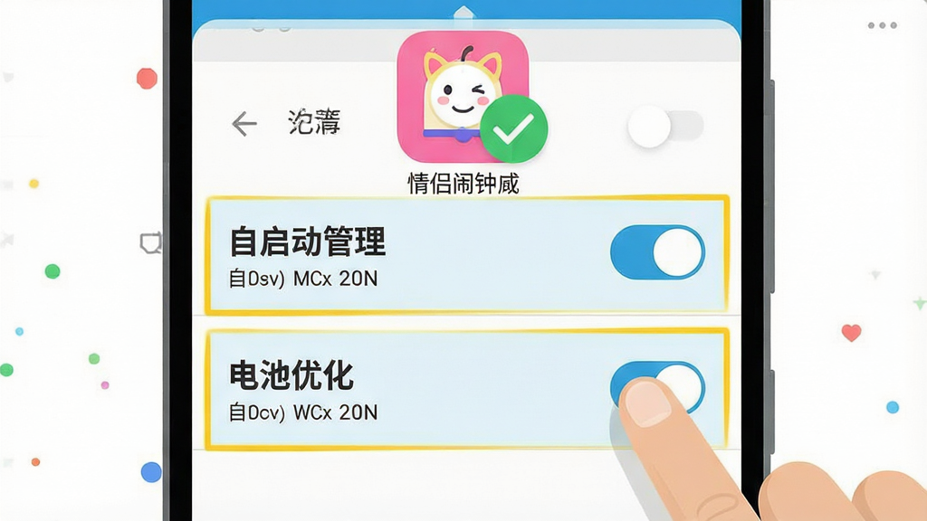 一张手机屏幕截图风格示意图,画面展示安卓系统设置界面中