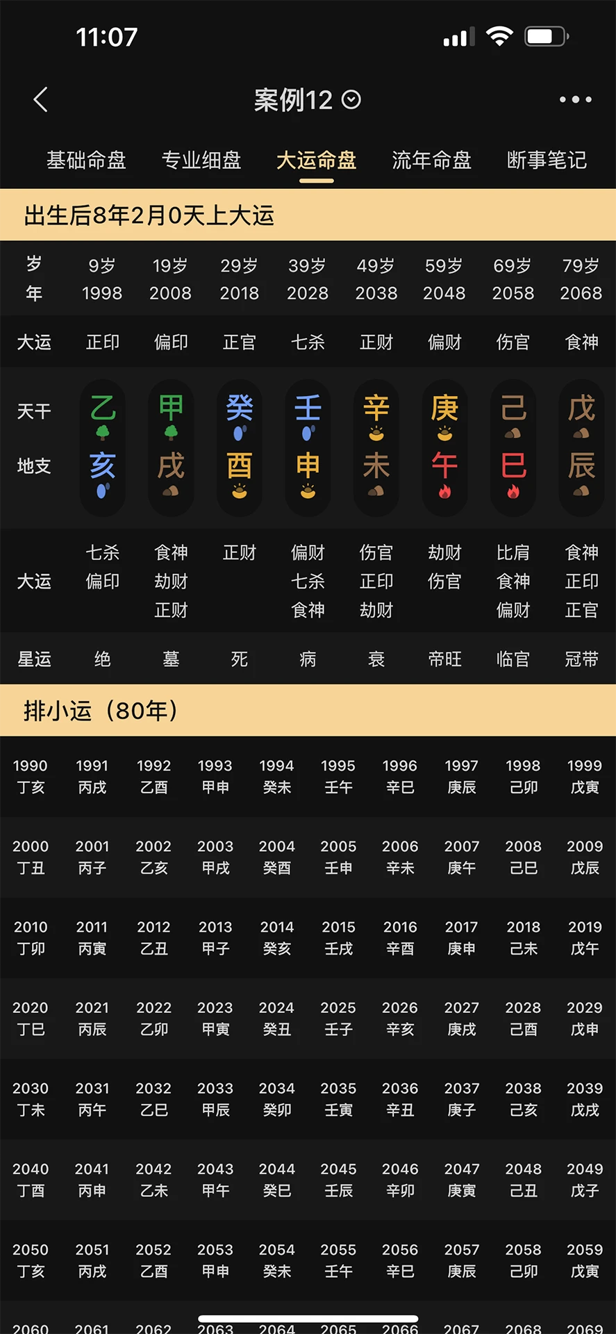 陈抟八字排盘2.6.1 命理排盘工具