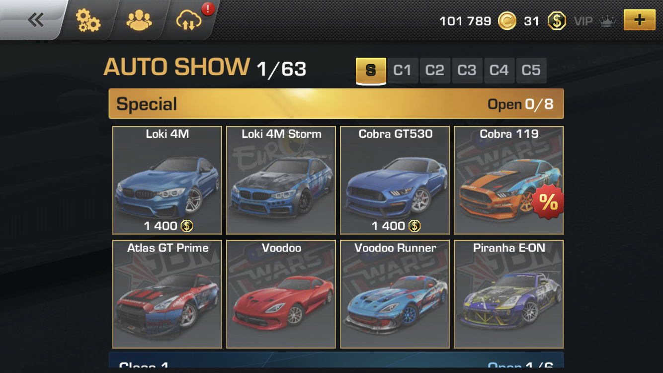 竞速赛车官方iOS版(Racing in Car)游戏主界面实拍