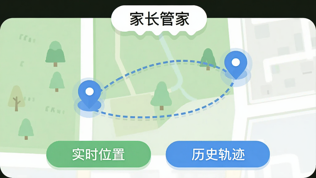 ����Ϊһ�ż򻯵�ͼ���棬��ͼ������ɫ��λԲ����һ�����߹켣����ͼ�Ϸ�����