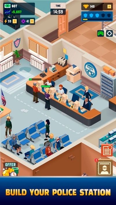 Idle Police Tycoon Cops Game���عٷ����İ� ��Ϸ���־�Ӫ�����뾯�������淨