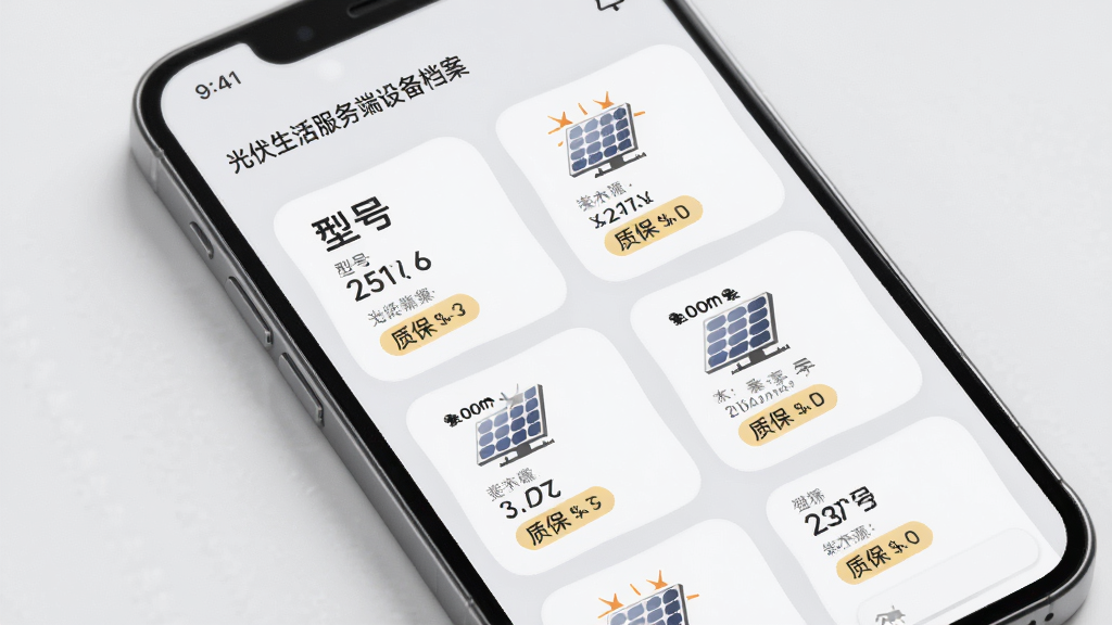 ������������豸����ҳ��չʾ����������Ϊ�ֻ���Ļ�е��豸��Ϣ��Ƭ�������ͼ�꣬����Ϊ�������У����Ϊ���Բ�Ǽ�Լ�磬ϸ�ڰ����ͺ����֡��ʱ���ǩ��ǳ�ҵ�ɫ�����������ɾ��޶���Ԫ��