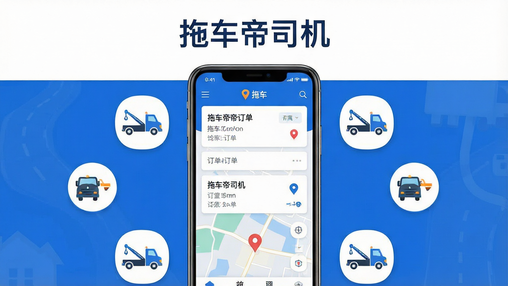 ����Ϊһ�������ֻ�����Ļ����ʾ�ϳ���˾��Ӧ�ý��棬���������б��͵�ͼ��λԪ�أ�����Ϊ�ֻ����з��ã���Χ�����ϳ�����·��Ԯͼ�ꣻ�Ű��࣬�Ϸ����׷����������ơ��ϳ���˾���������Ϊ�ִ���ƽ���Ƽ��磬������ɫ��ϸ�ڰ�����ͼ��λ��ǡ�������Ƭ���ϳ�ͼ�������ɼ������ʸ��壬�ɾ��޶���Ԫ��