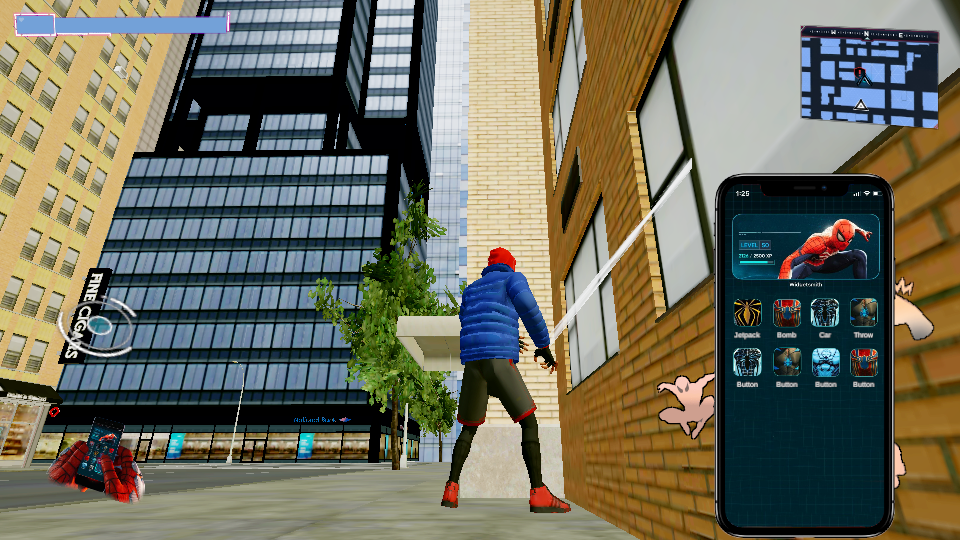 SpidermanLegacy 安卓版 游戏操作界面截图