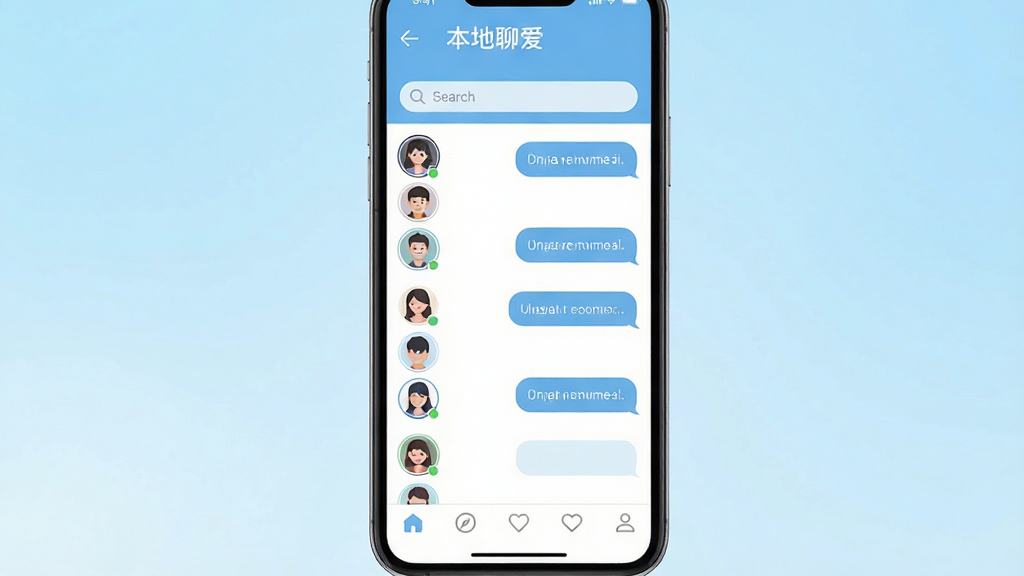 һ���ֻ���Ļ����չʾ�罻����Ӧ�ý���ĳ���ͼ��������������Ϊ