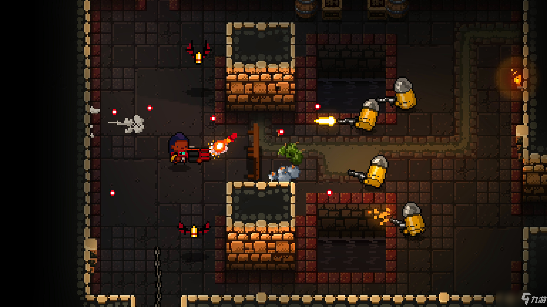 挺进地牢中文版汉化安卓版(Enter The Gungeon)游戏内中文设置界面截图