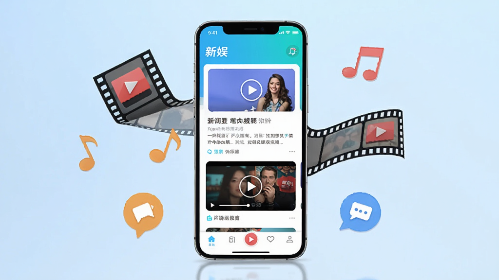 画面中央放置一部智能手机,手机屏幕显示