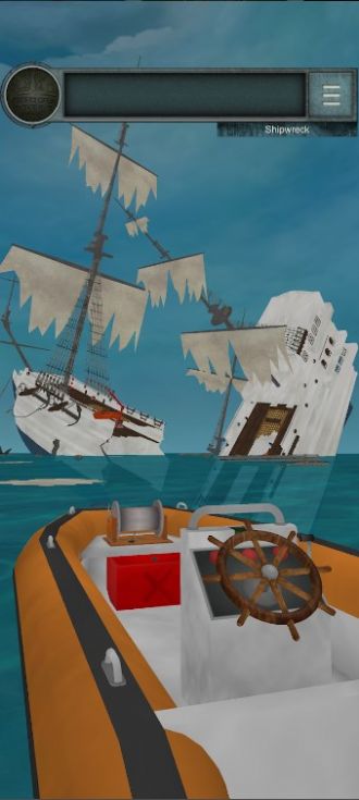 逃脱游戏漂流者汉化版手游下载(Escape Game Castaway)安装包与游戏界面截图