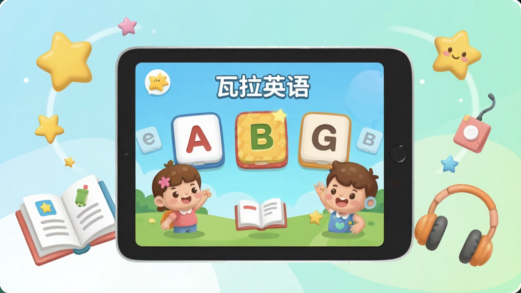һ��չʾ��ͯӢ��ѧϰ�����Ĳ廭������������һ̨ƽ����ԣ���Ļ����ʾ