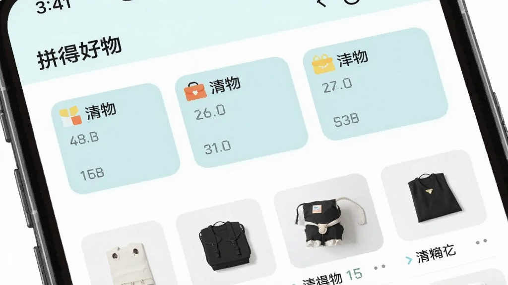 手机应用界面,展示