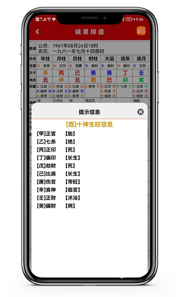 易朴排盘app下载安装最新版功能界面 排盘结果展示配图