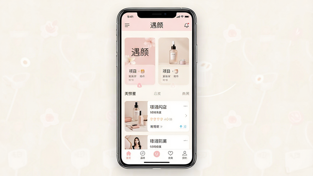 һ���ֻ�Ӧ�ý���չʾͼ������������һ�����������ֻ�����Ļ�ڳ������ݷ�����Ӧ�õ���ҳ���֣�����ΪƷ�����ơ����ա����в�Ϊ��Ŀ���࿨Ƭ���ŵ��б����ײ�Ϊ������������������ǳ�����װ���ɫ��������¼�Լ��ϸ�����������ʸɾ����޶���Ԫ��