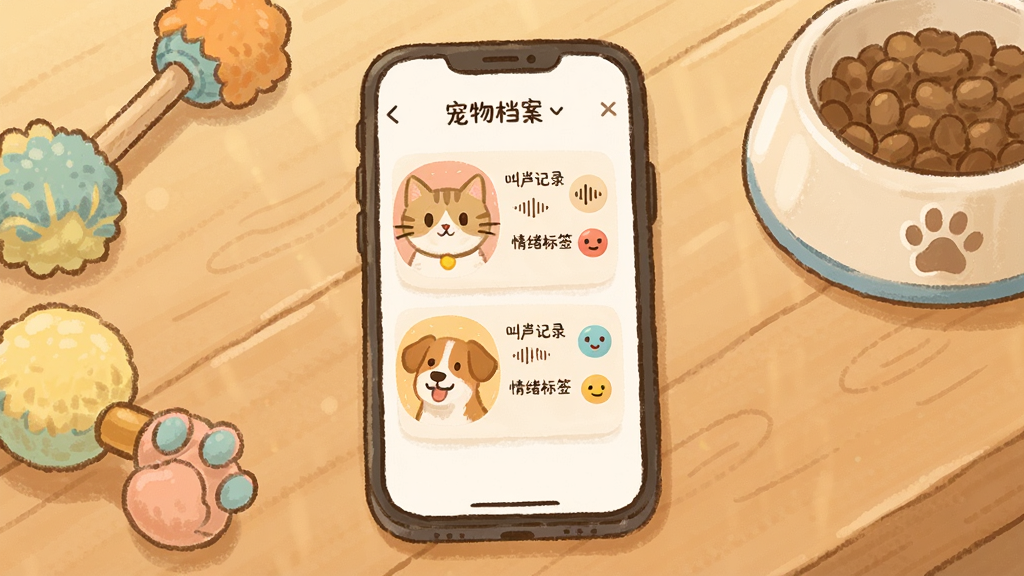 è�ﹷ�ｻ��������չʾ���ﵵ��ҳ�棬��Ļ����è��͹�����ͷ��Ƭ��ÿ�ſ�Ƭ����
