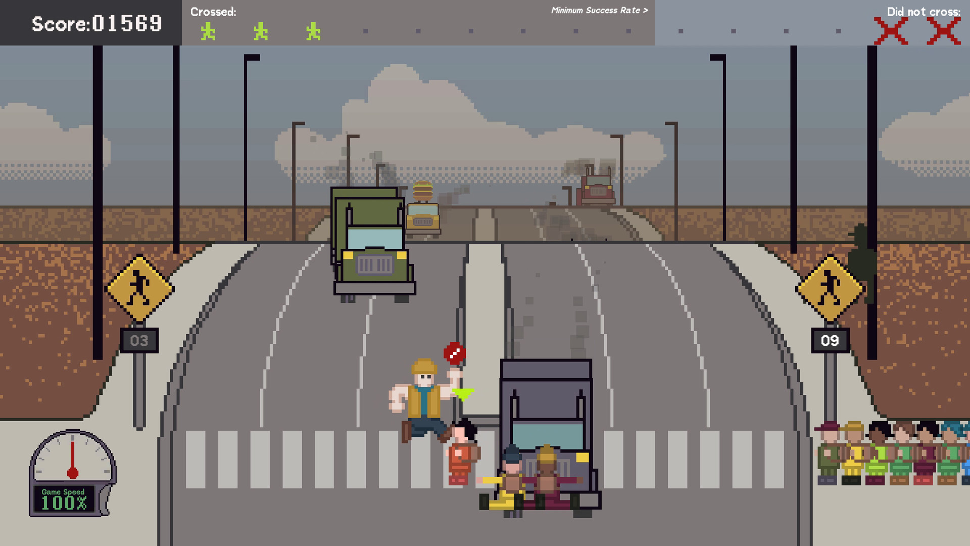 阎王指路游戏手机版(crossing guard joe)连击得分 关卡节奏示意图