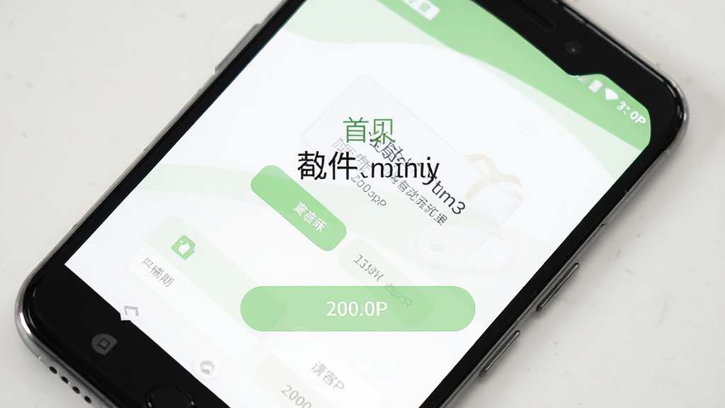 微商截图设计在安卓手机上的运行效果展示,画面为一部安卓手机正面特写,屏幕显示软件启动后的首页,界面元素排列整齐,按钮大小适中,背景为白色与浅绿色搭配,风格轻量清新,细节清晰,画质1080P,干净,无多余元素
