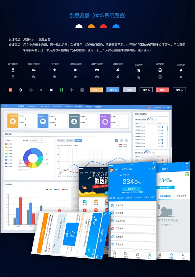 星落流量顾问 安卓版 流量管理界面