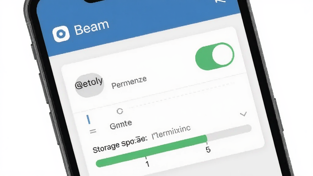 ����Ϊ�ֻ���ĻչʾBeam�������ý�����洢Ȩ�޿��أ�����Ϊ������湹ͼ�����Ϊ������˵�UIʾ��ͼ��ϸ�ڰ���Ȩ�޿���״̬��洢�ռ�ָʾ�������ʸ��壬�ɾ��޶���Ԫ��