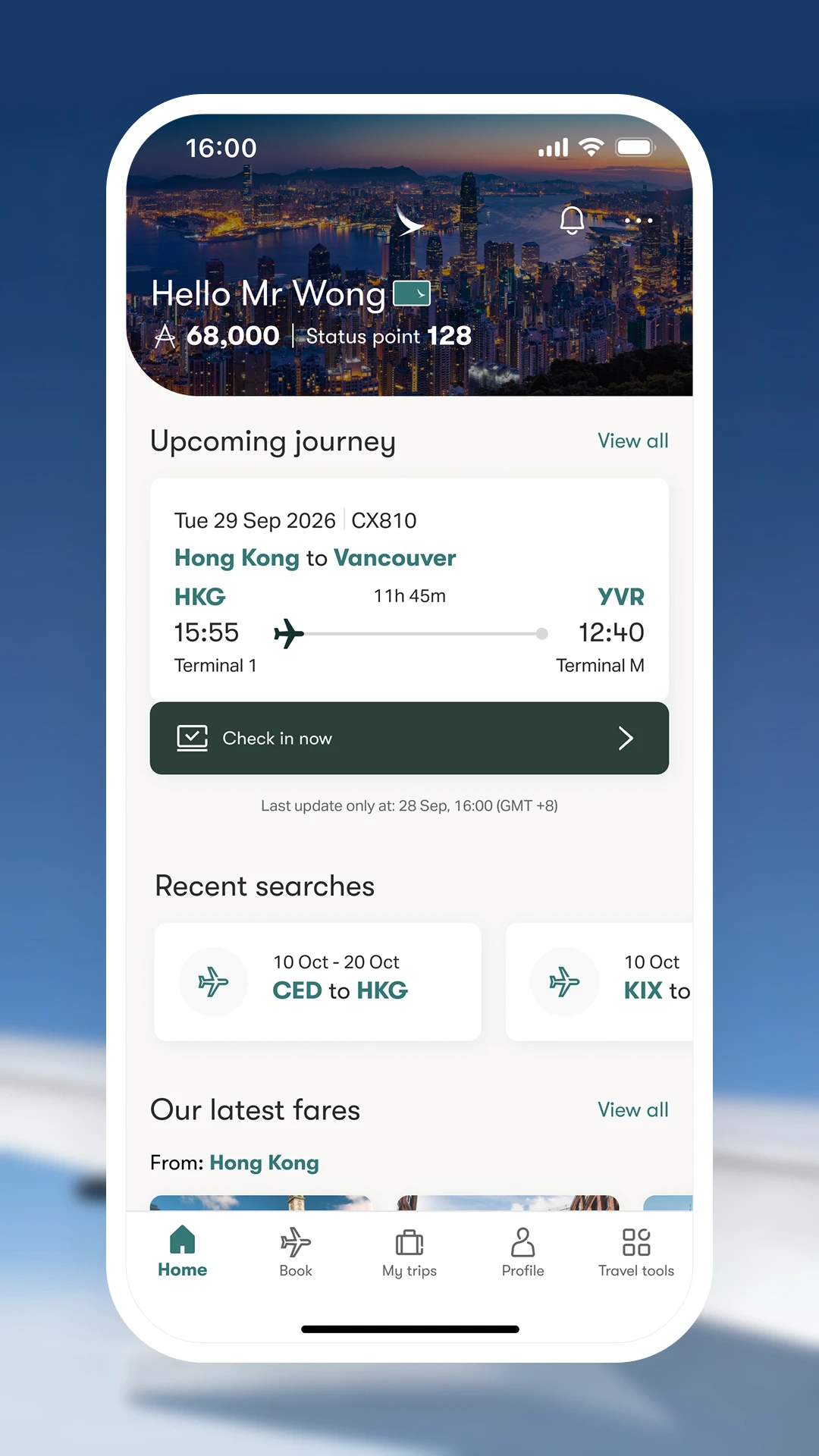 国泰航空(Cathay Pacific)15.3.0 航班出行助手 国泰航空(Cathay Pacific)15.3.0 航班出行助手