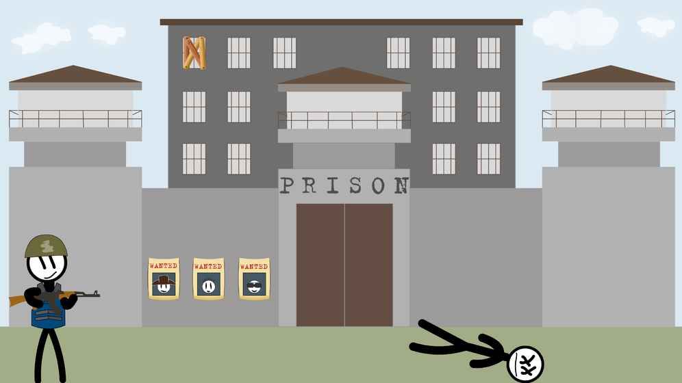 ����˴���ɱ5��ʾ���İ�׿�棨Stickman jailbreak 5��