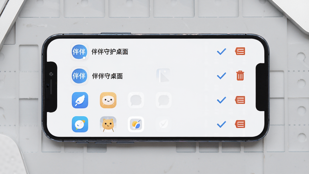 �ֻ���ĻչʾӦ�ù����б����棬�б������